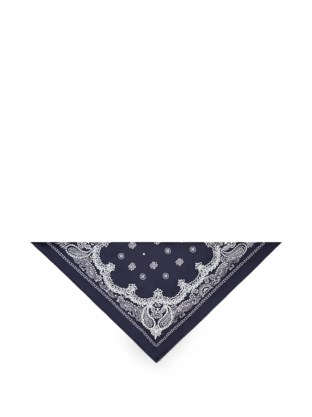 Tory Burch beaded bandana triangle scarf - Blu