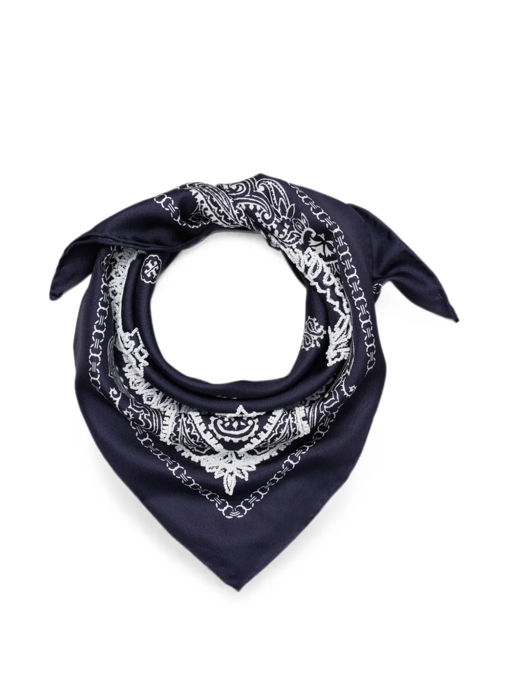 Tory Burch Bandana sjaal met kralen Blauw