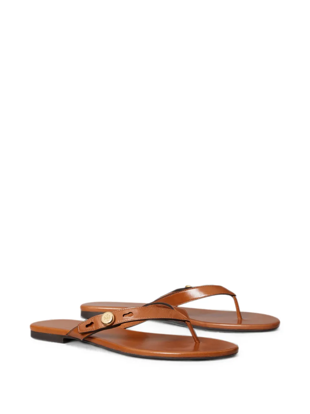 Tory Burch Romy teenslippers Bruin