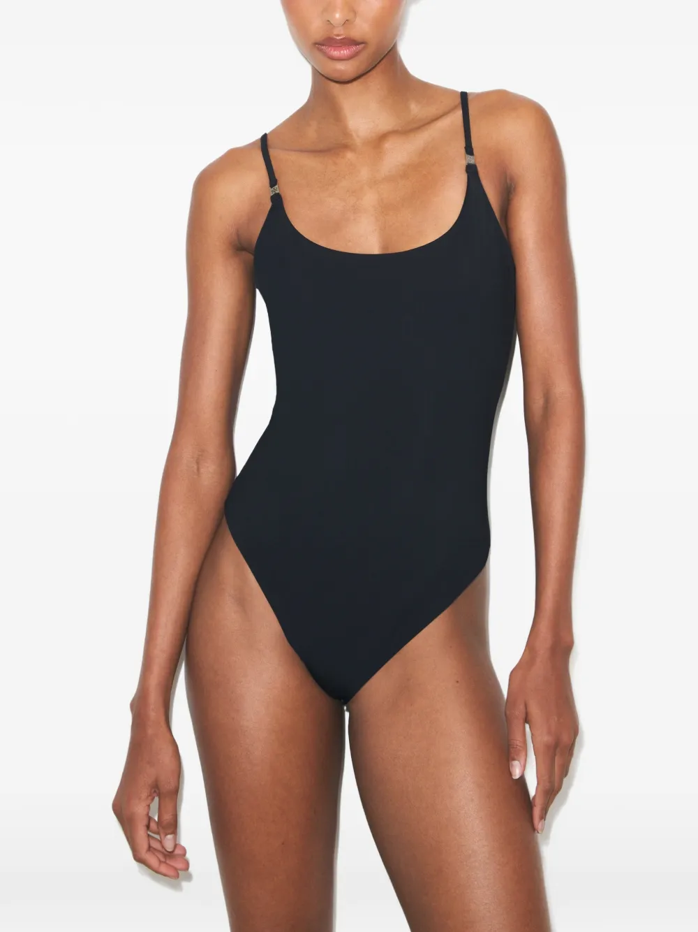 Tory Burch Solid badpak Zwart