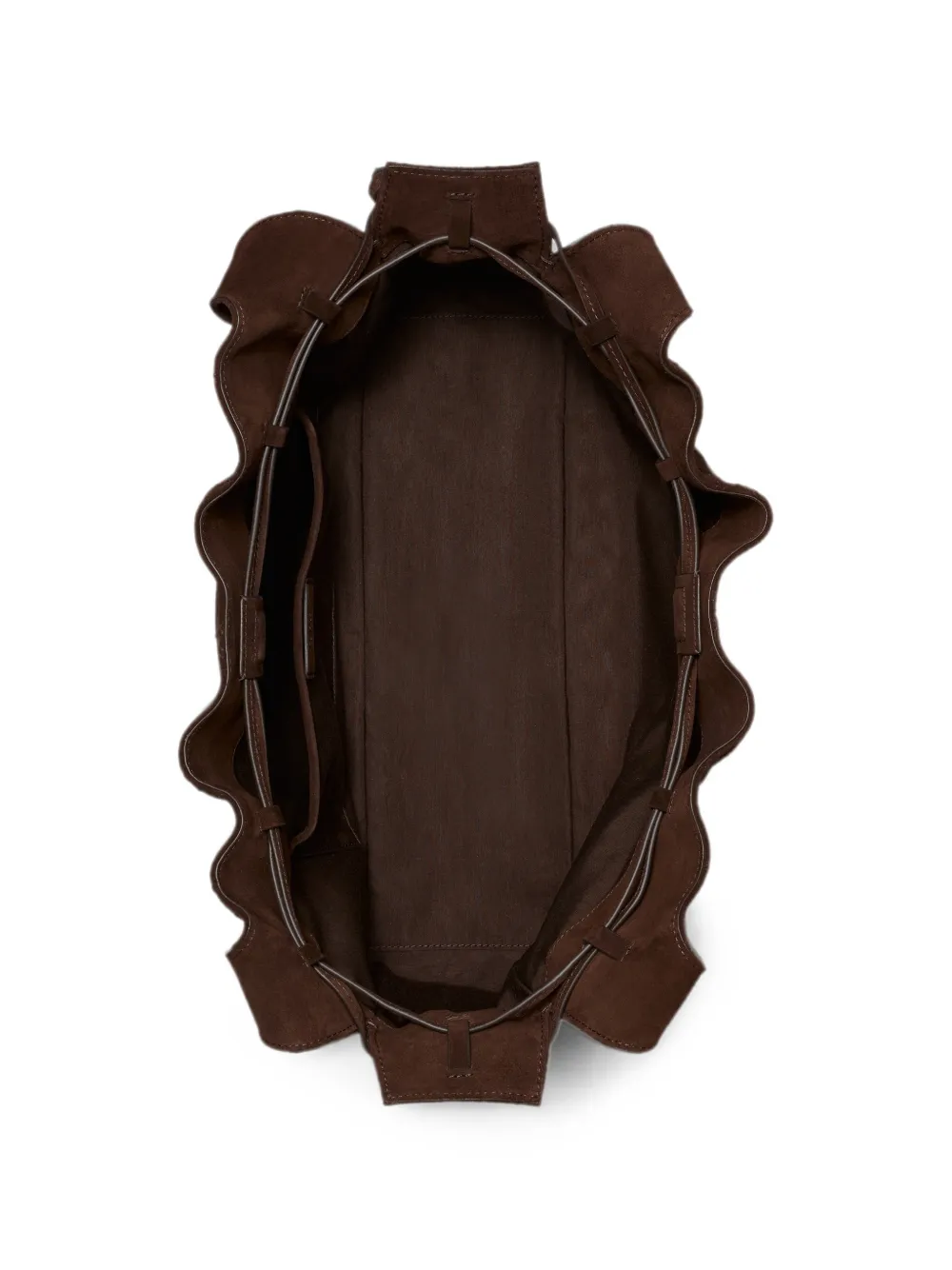 Tory Burch Grote Fleming suède shopper Bruin