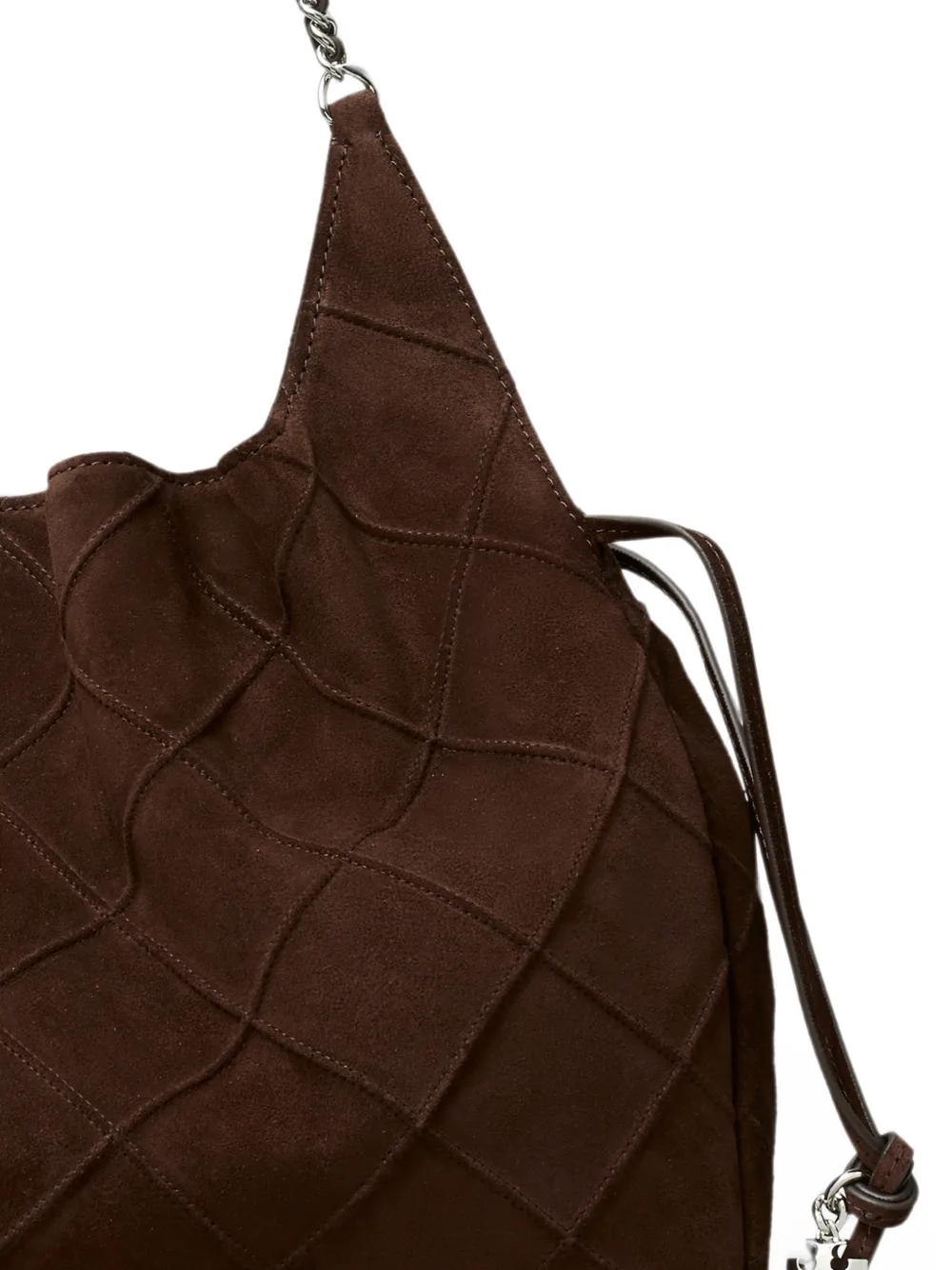 Tory Burch Grote Fleming suède shopper Bruin
