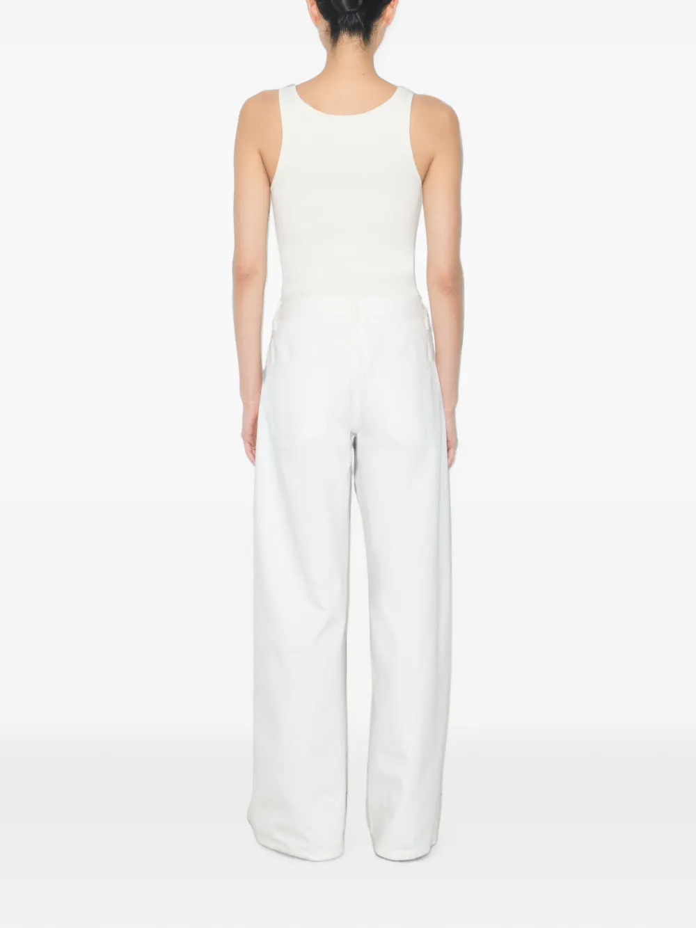 Tory Burch Viscose gebreide tanktop Beige