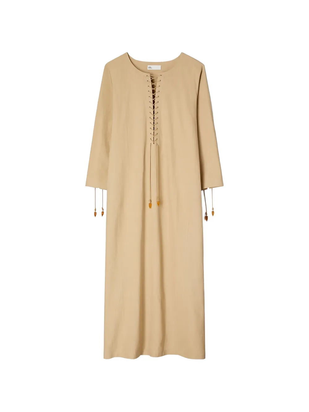 Tory Burch linnen kaftan Beige