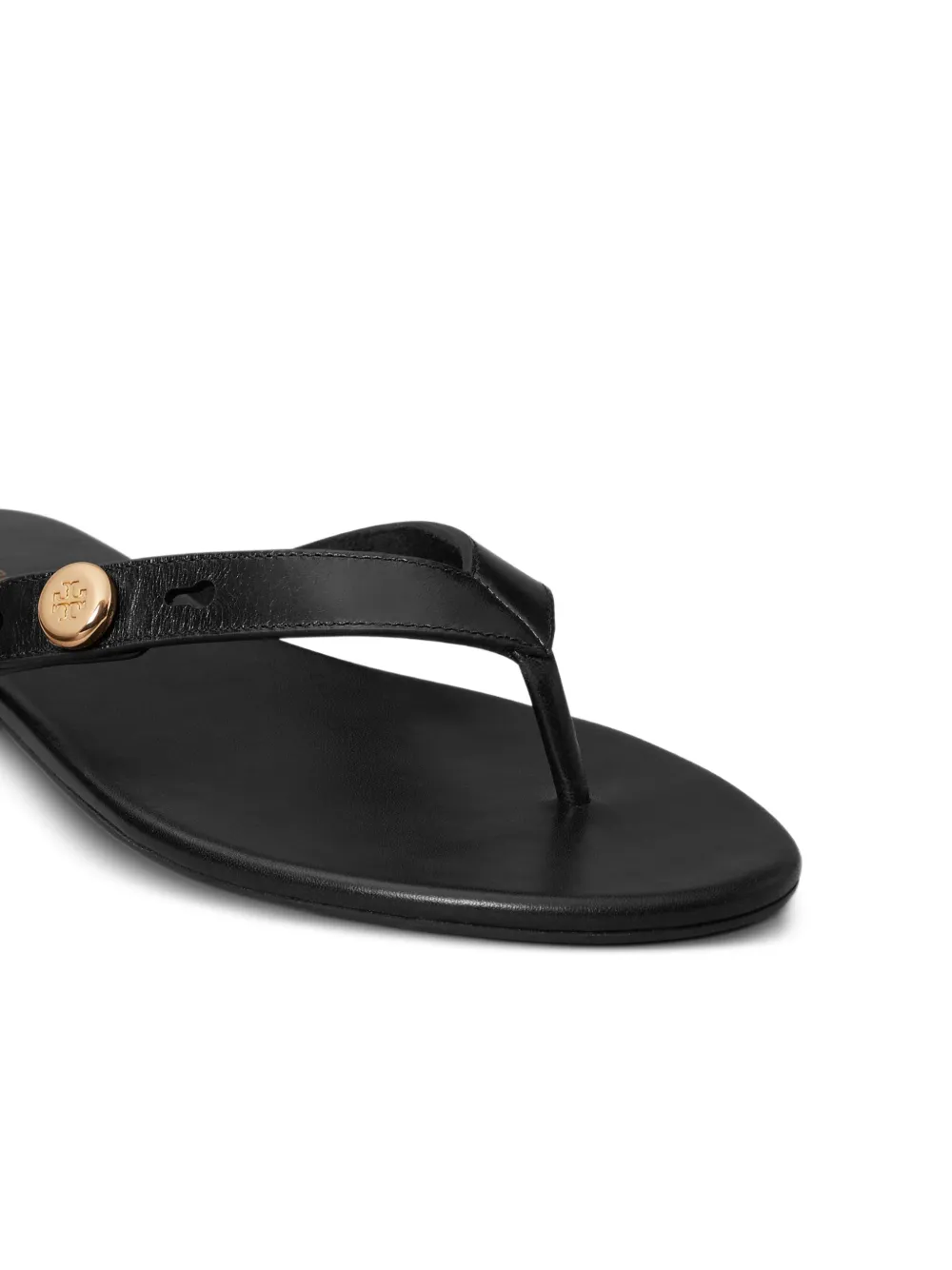 Tory Burch Romy platte sandalen Zwart