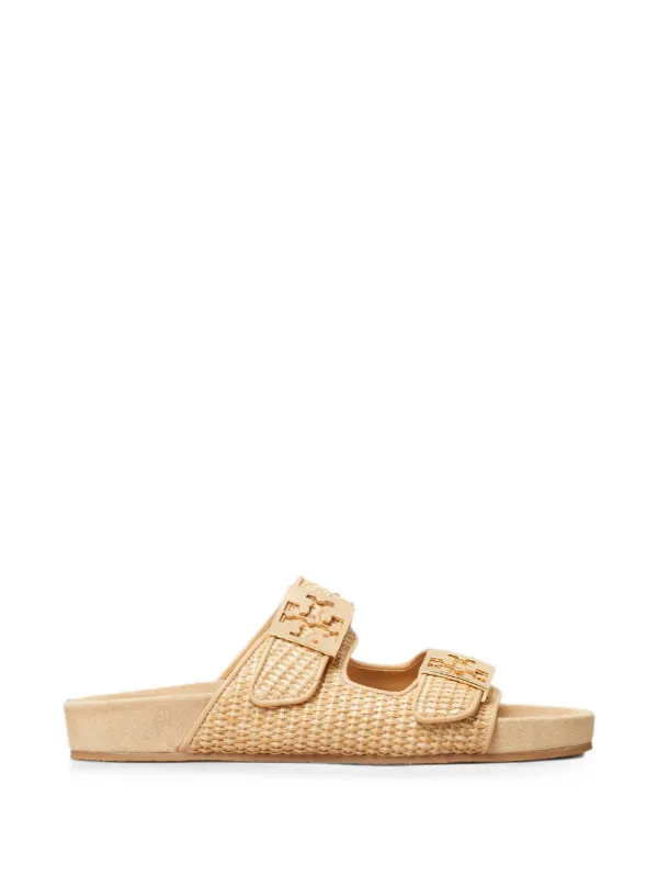Tory Burch Mellow Raffia Sandals in Neutrals