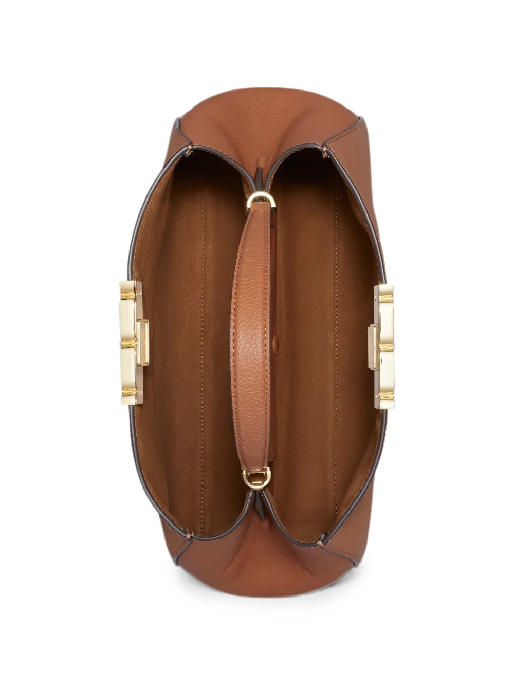 Tory Burch Eleanor zachte tas Bruin