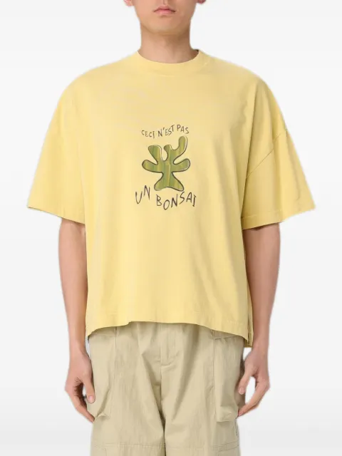 Bonsai graphic-print oversized T-shirt