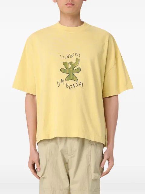 Bonsai graphic-print oversized T-shirt