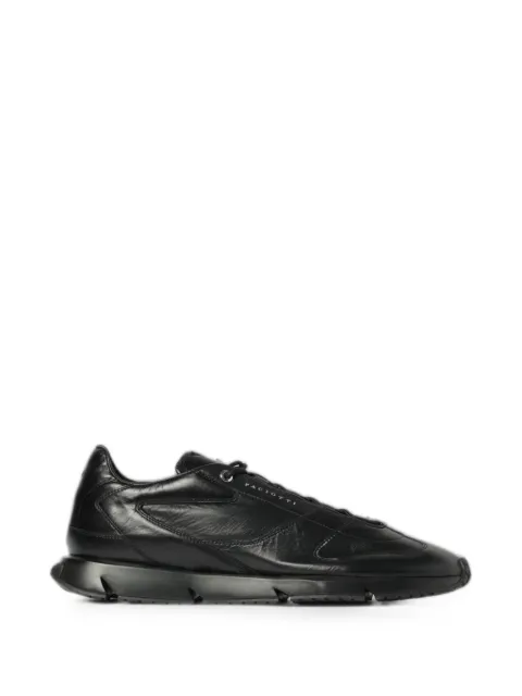 Cesare Paciotti logo-print leather sneakers