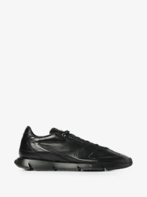 Cesare Paciotti logo-print leather sneakers
