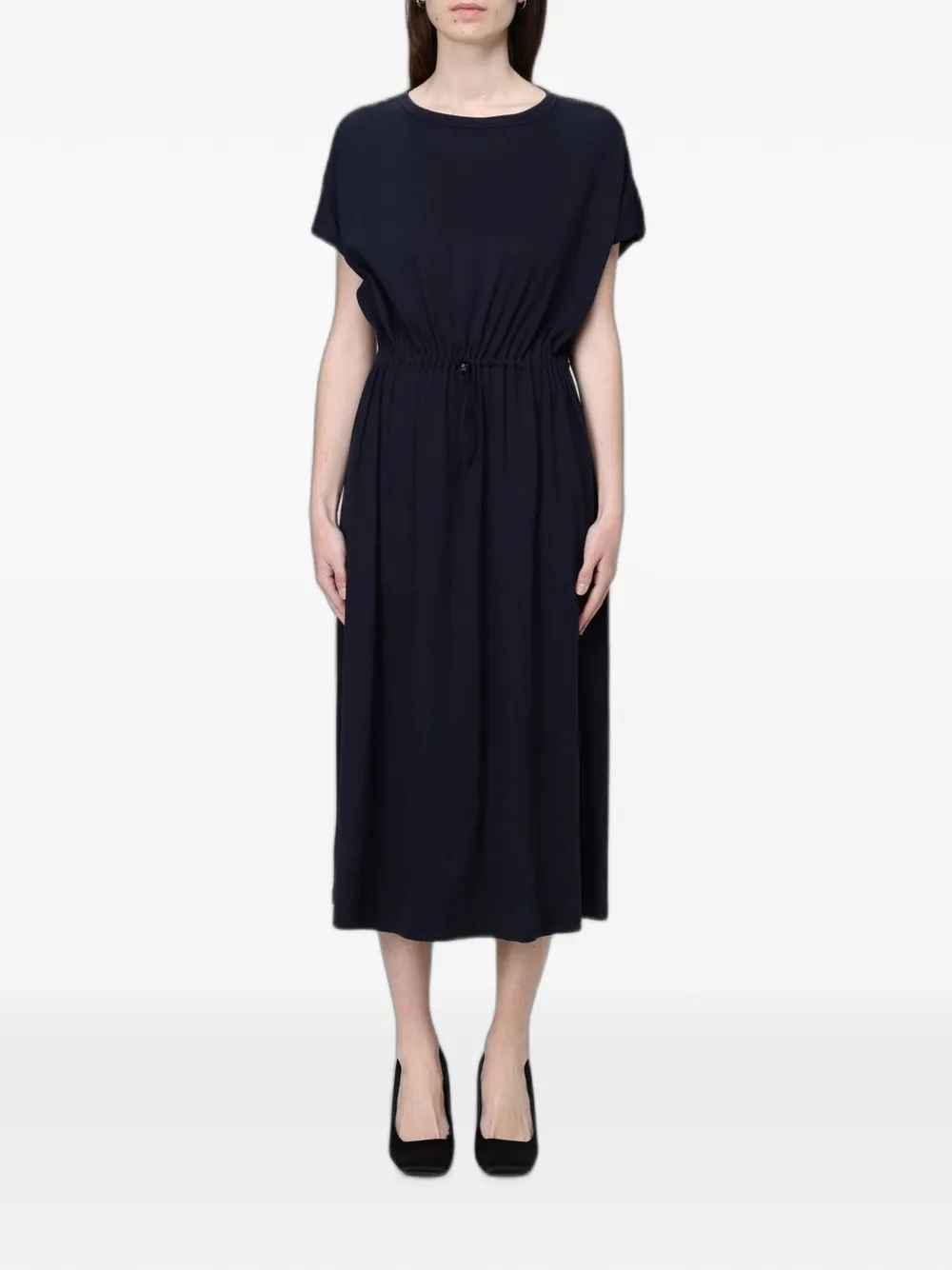 Fabiana Filippi short sleeve midi dress - Blu