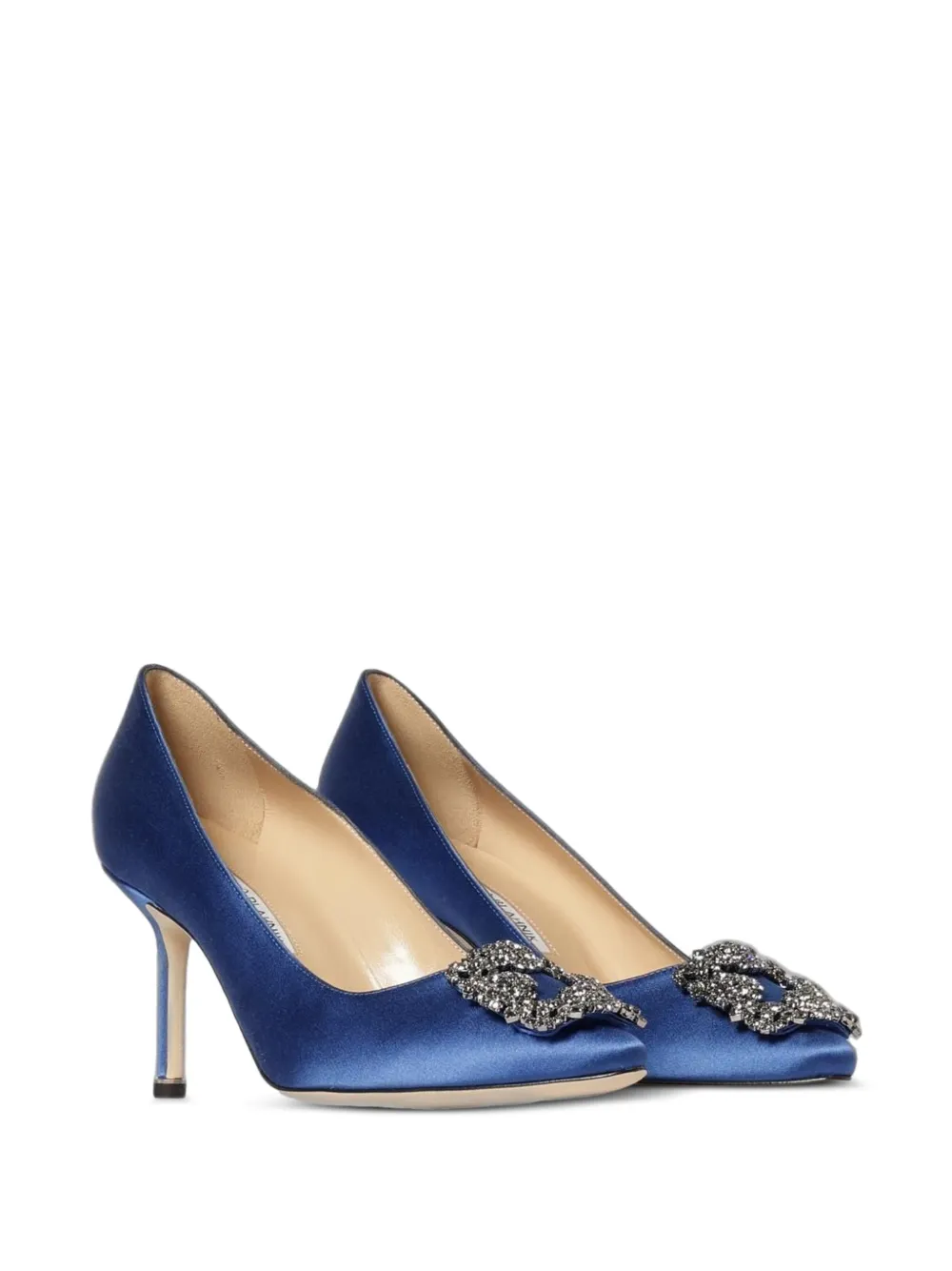 Manolo Blahnik Hangisi pumps Blauw