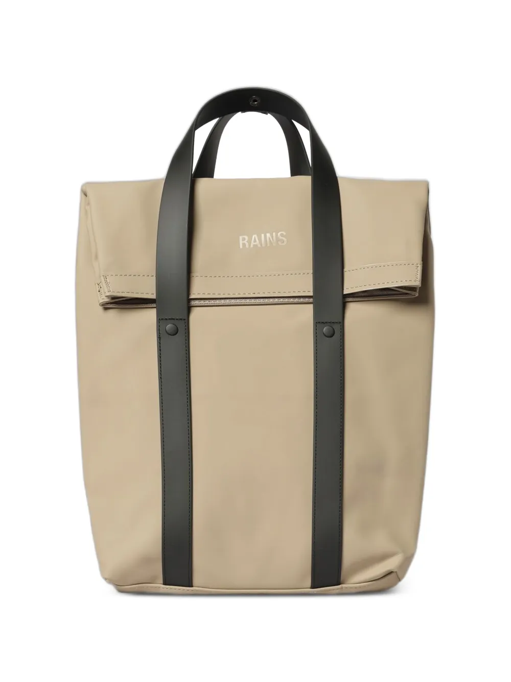 Rains mini two-way foldover backpack - Toni neutri