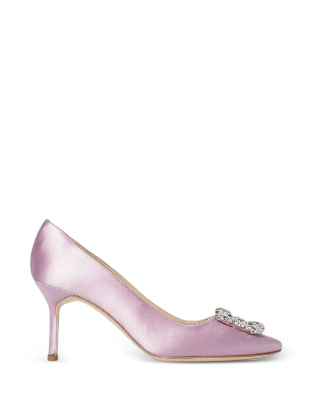 Manolo Blahnik Hangisi buckle pumps Paars