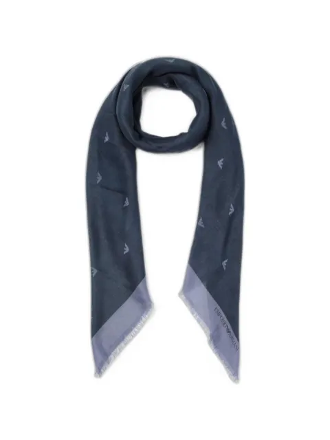Emporio Armani Eagle jacquard scarf