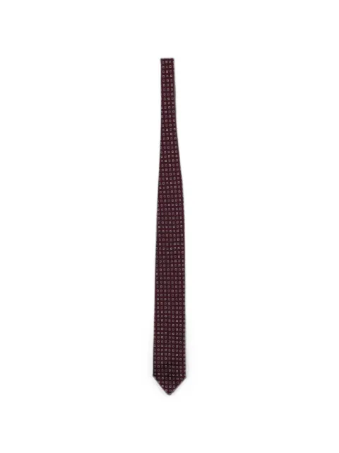 Zegna Brera geometric-print tie
