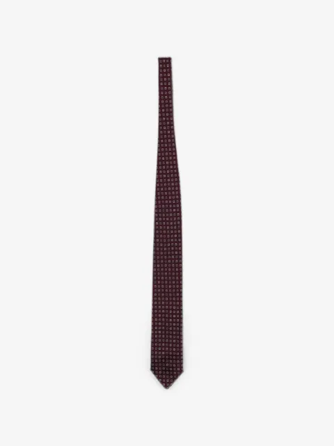 Zegna Brera geometric-print tie