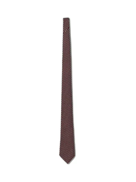 Zegna sail-print silk tie