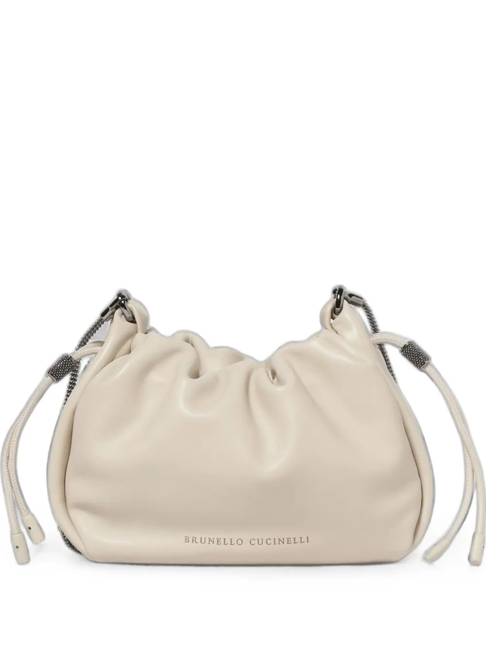 Brunello Cucinelli mini Mellow bucket bag - Neutrals
