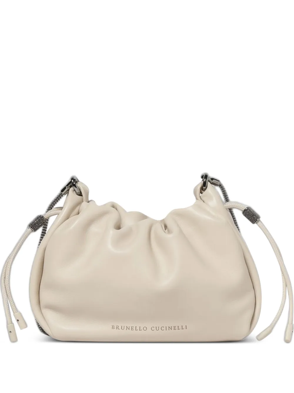 Brunello Cucinelli mini Mellow bucket bag - Nude