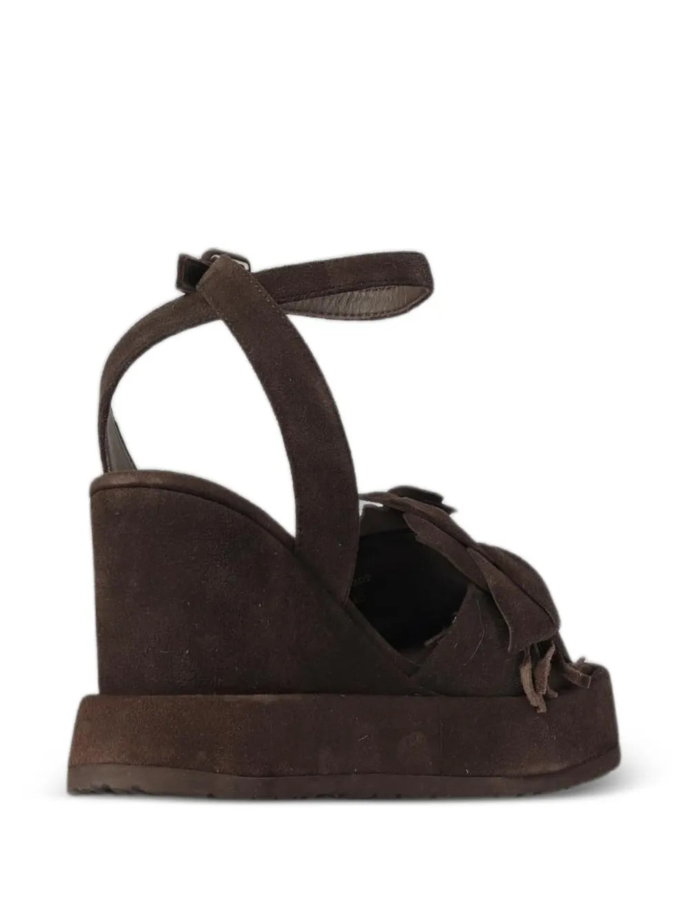 Paloma Barceló Rita flower-detail sandals Bruin