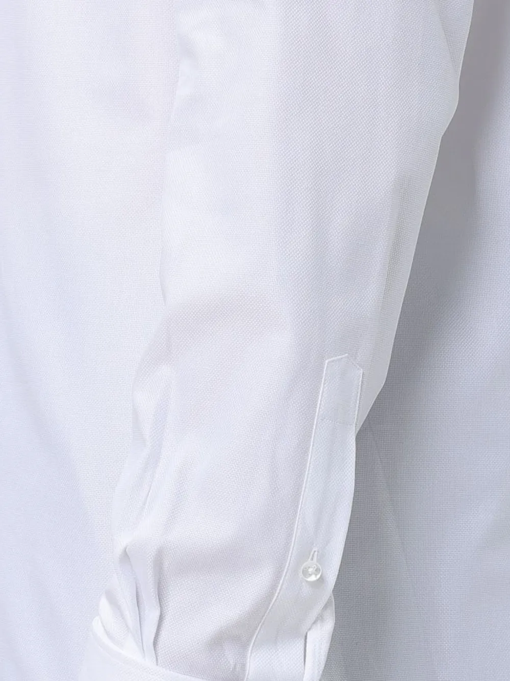 Zegna Popeline katoenen overhemd Wit