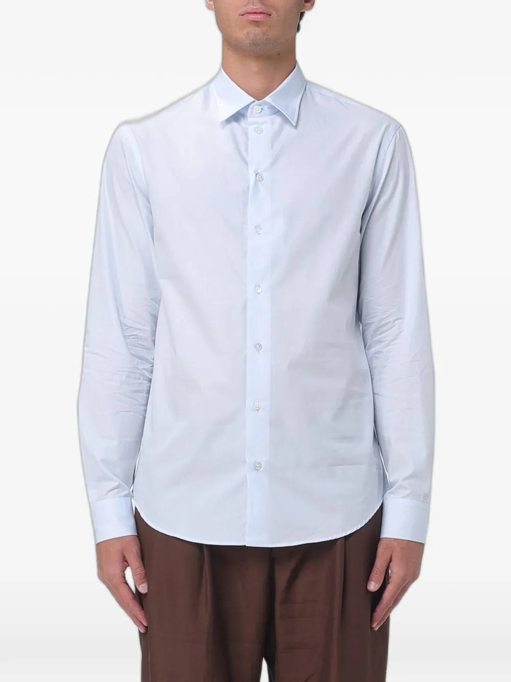 Emporio Armani cotton shirt - Blue