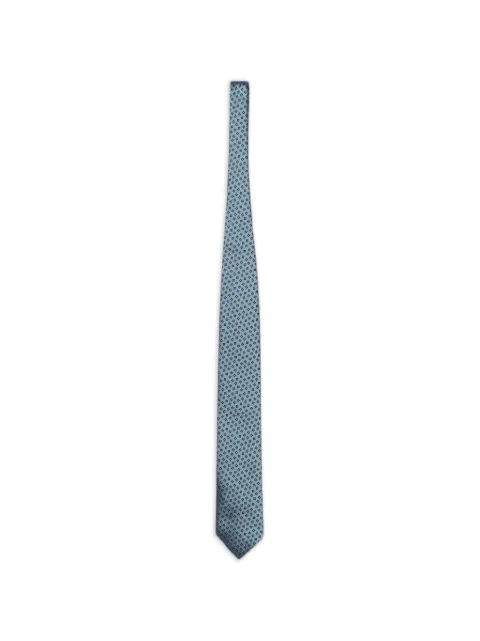 Zegna jacquard-woven silk tie
