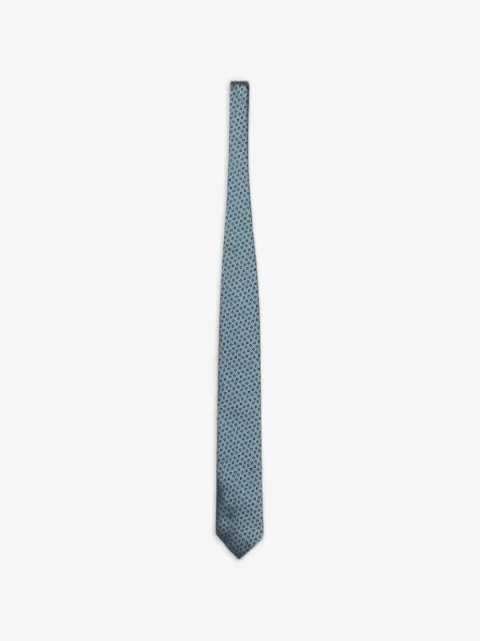 Zegna jacquard-woven silk tie