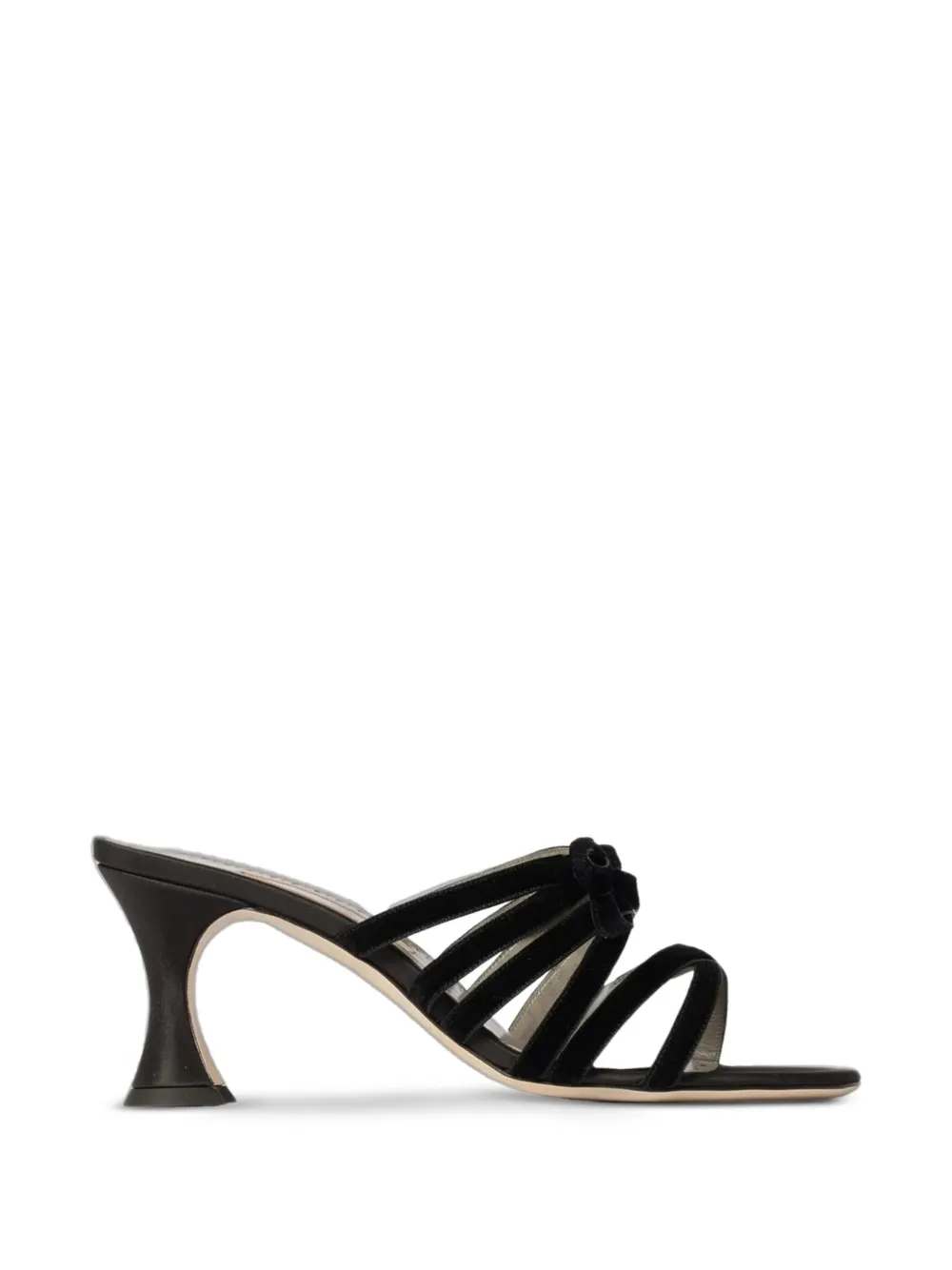 Manolo Blahnik Clementel sandalen met strikdetail Zwart