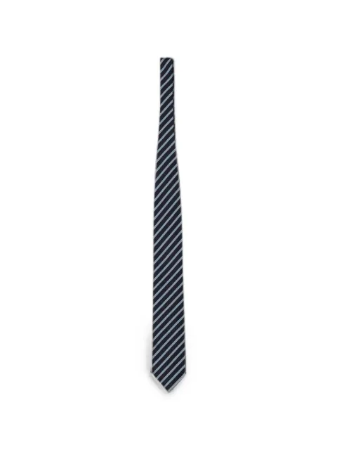 Zegna striped silk tie