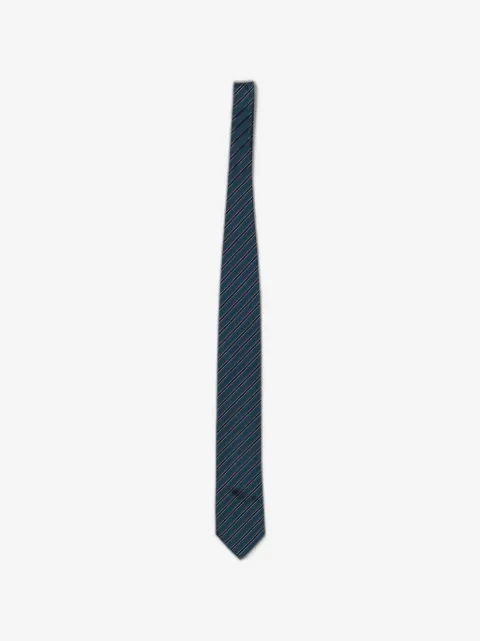 Zegna Brera Krawatte mit diagonalen Streifen