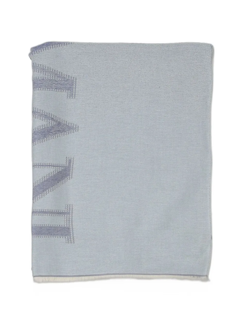 Emporio Armani Sjaal met logodetail Blauw