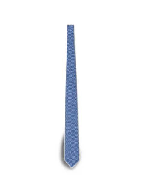 Ferragamo Gancini floral-print tie