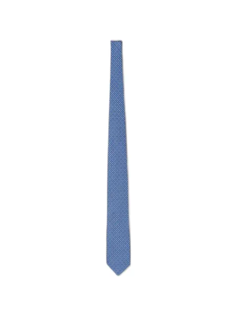 Ferragamo Gancini floral-print tie