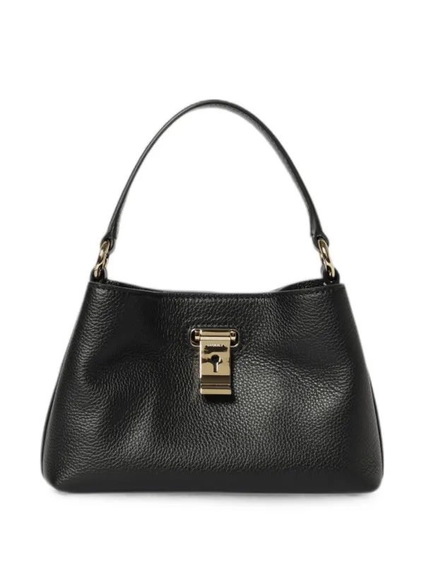 Bally Liv Grained Handbag in Black