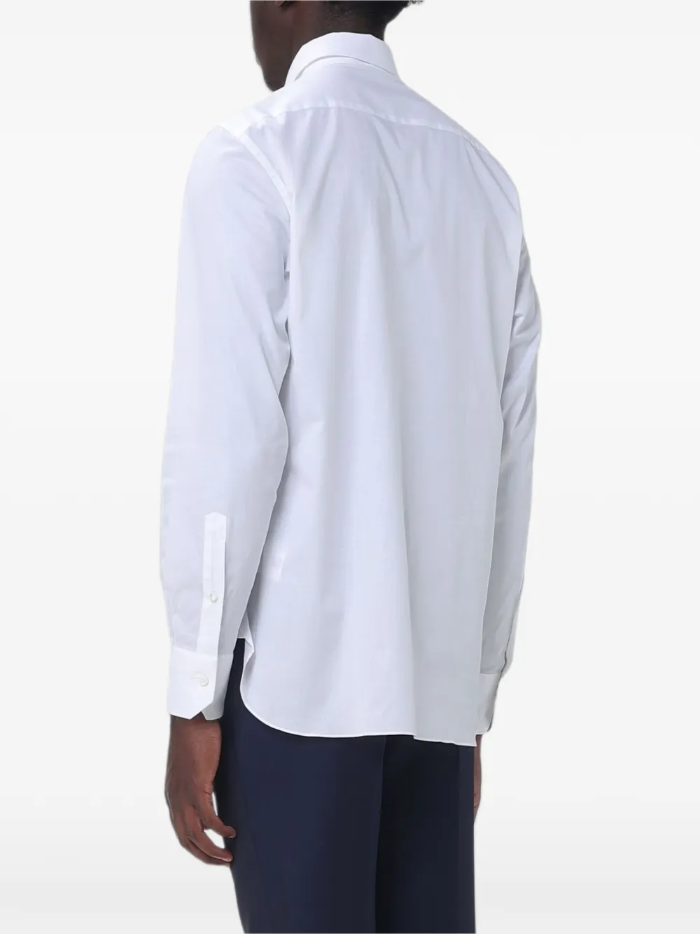 Zegna Overhemd van stretch-popeline Wit