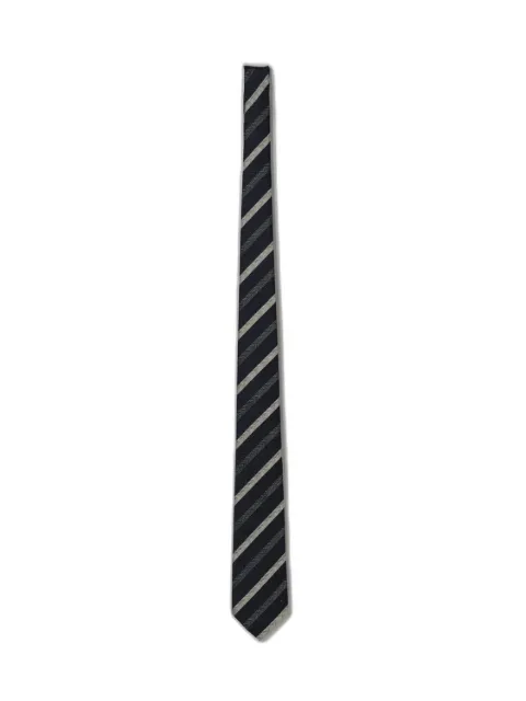 Emporio Armani jacquard-stripe silk tie