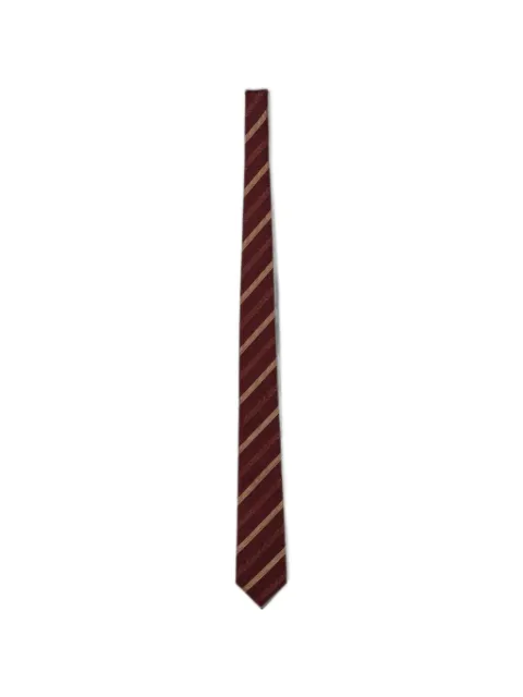 Emporio Armani jacquard-stripe silk tie
