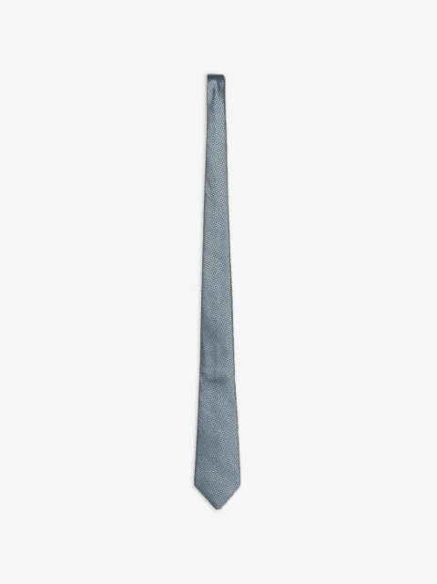 Zegna corbata entretejida en jacquard
