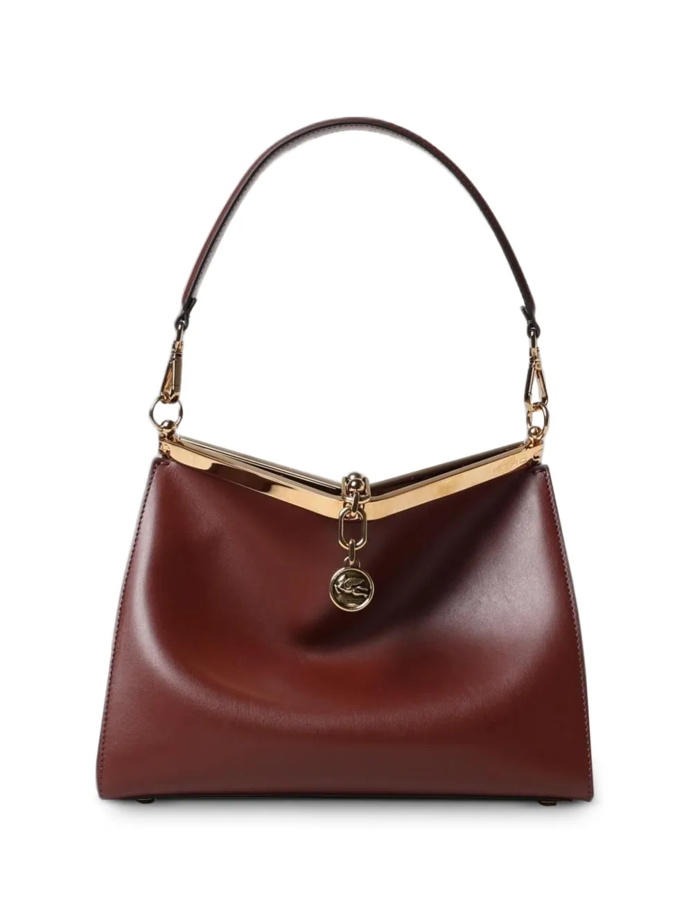 ETRO medium Vela leather shoulder bag - Marrone