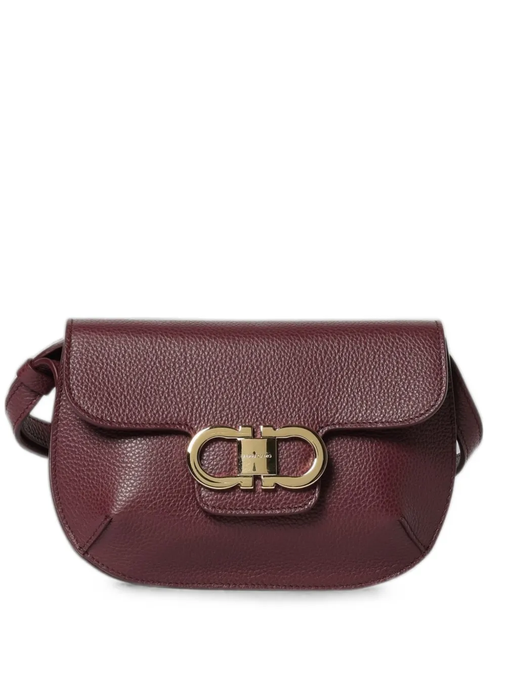 Ferragamo mini Double Gancini cross body bag - Rosso