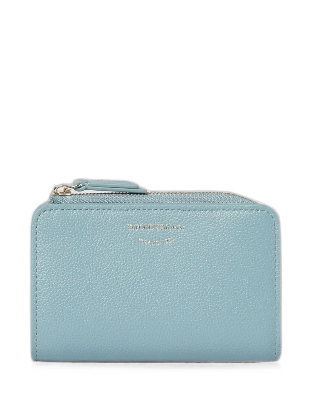 Emporio Armani grained leather wallet - Blu