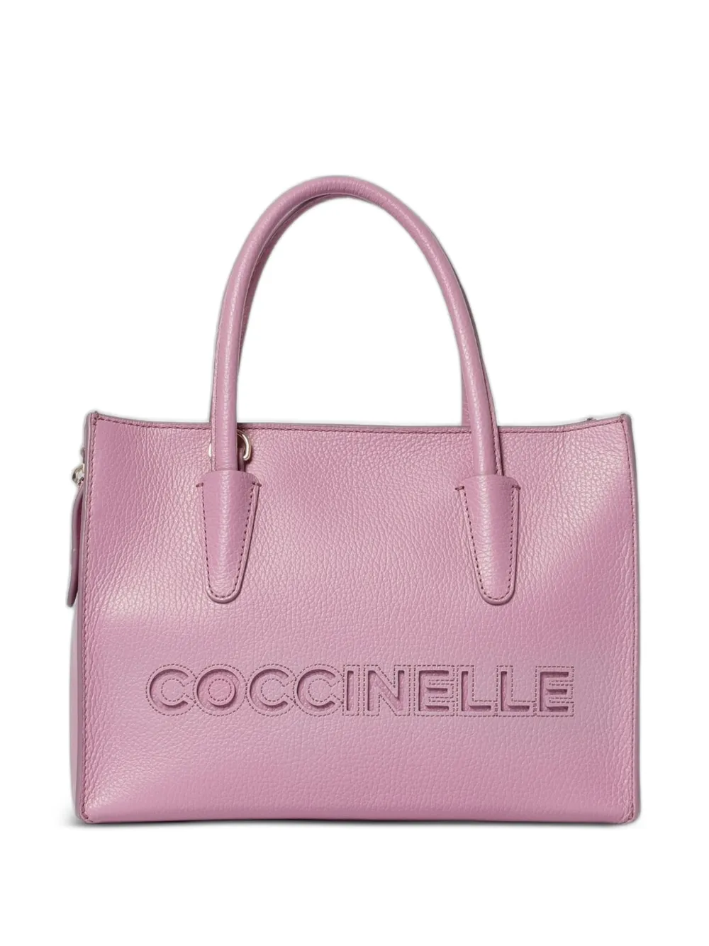 Coccinelle Myrtha debossed-logo tote bag - Viola