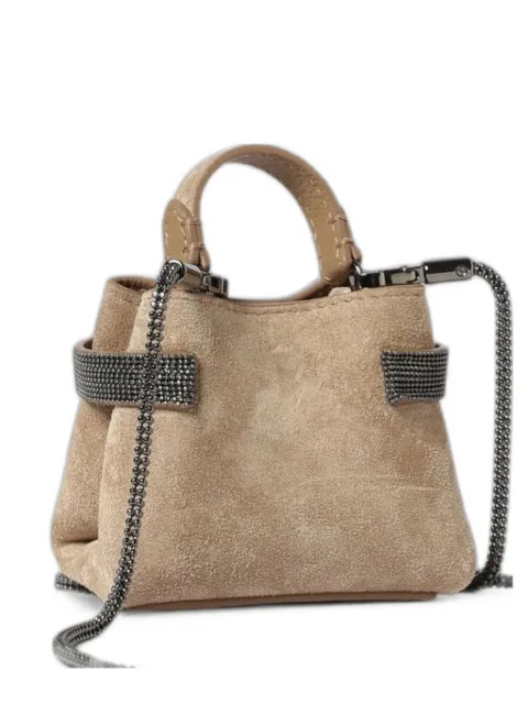 Brunello Cucinelli micro Essence suede tote bag