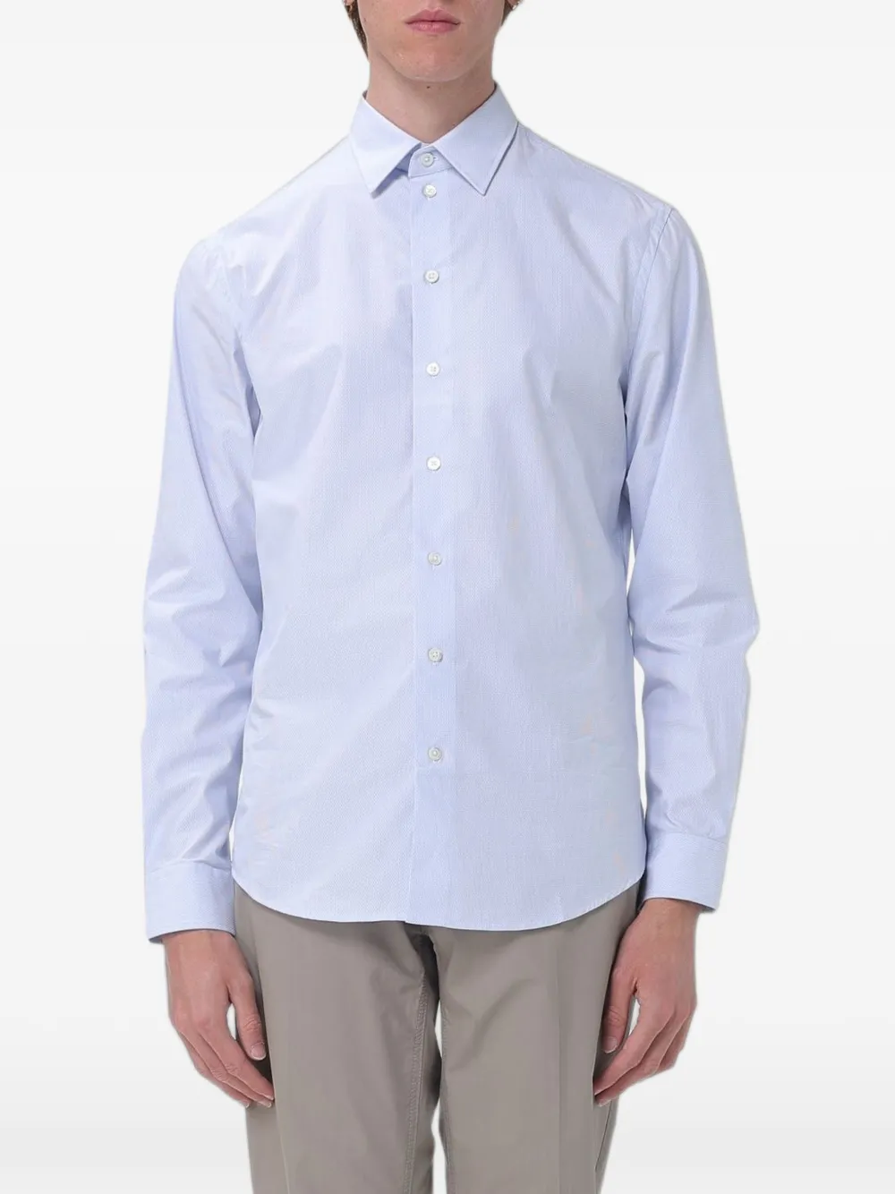 Emporio Armani long-sleeve shirt - Blu