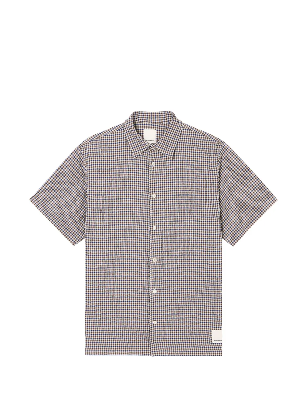 Emporio Armani Eagle Club short-sleeve shirt - Toni neutri