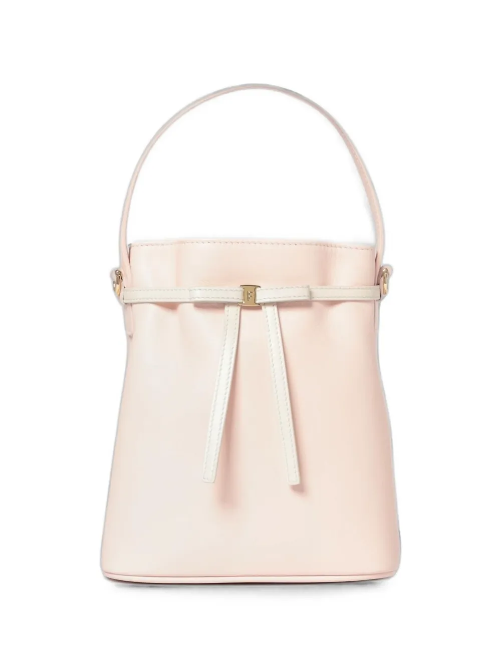 Ferragamo bow-detail bucket bag - Rosa