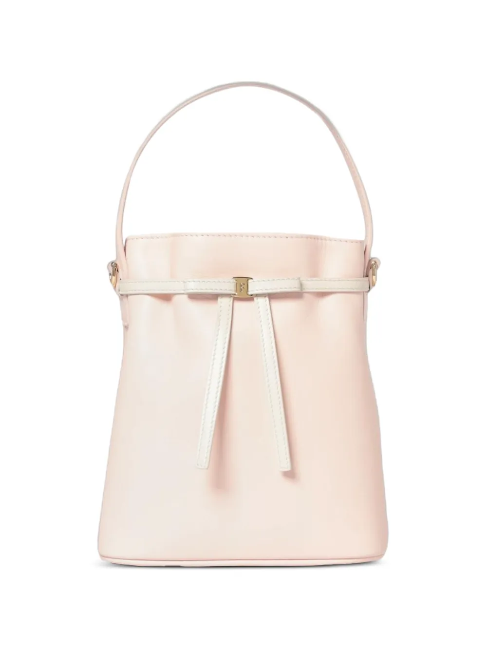 Ferragamo bow-detail bucket bag - Rosa